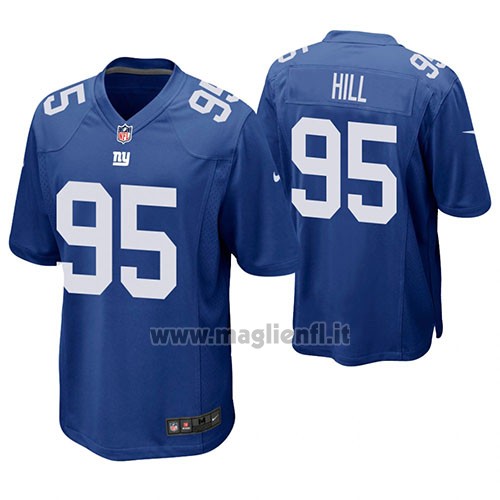 Maglia NFL Game New York Giants B. J. Hill Blu